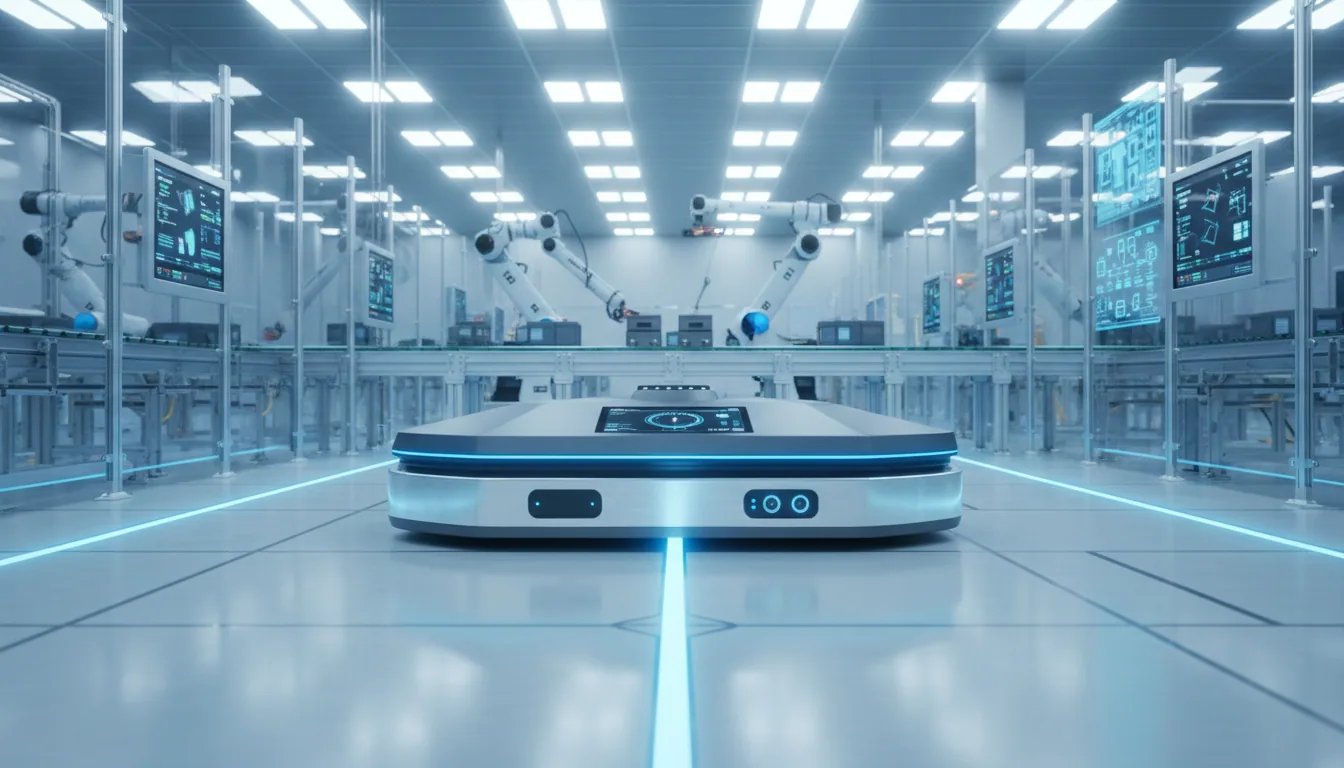 Autonomous mobile robot operating in an intelligent facility